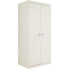 ALERA - 4 Shelf Locking Storage Cabinet - Exact Industrial Supply