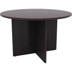 ALERA - Stationary Tables Type: Conference Table Material: Textured Woodgrain Laminate - Exact Industrial Supply