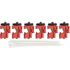 Brady - Pack of 6 Multi-Pole Circuit Breaker Lockouts - Exact Industrial Supply