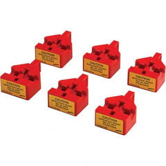 Brady - Pack of 6 Multi-Pole Circuit Breaker Lockouts - Exact Industrial Supply