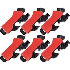 Brady - Pack of 6 Universal Miniature Circuit Breaker Lockouts - Exact Industrial Supply