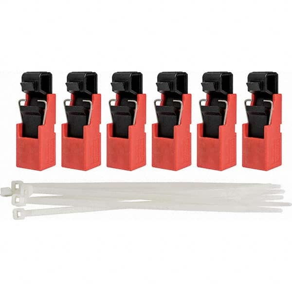 Brady - Pack of 6 Single-Pole Circuit Breaker Lockouts - Exact Industrial Supply