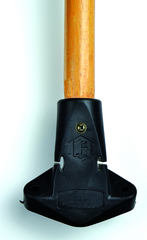 60 x 1-1/8" WoodenÂ handle-Unbreakable Connector with Grip - Exact Industrial Supply