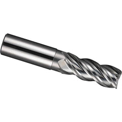 SGS - 12mm, 1.181" LOC, 0.472" Shank Diam, 3.268" OAL, 4 Flute, Solid Carbide Square End Mill - Exact Industrial Supply