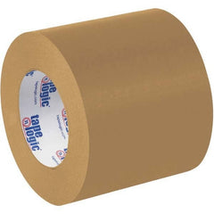 Tape Logic - Pack of (6), 60 Yd Rolls 4" Brown Crepe Paper Masking Paper - Exact Industrial Supply