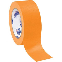 Tape Logic - Pack of (12), 60 Yd Rolls 2" Orange Crepe Paper Masking Tape - Exact Industrial Supply