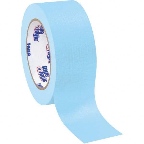 Tape Logic - Pack of (12), 60 Yd Rolls 2" Light Blue Crepe Paper Masking Tape - Exact Industrial Supply