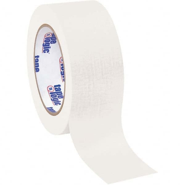 Tape Logic - Pack of (12), 60 Yd Rolls 2" White Crepe Paper Masking Tape - Exact Industrial Supply