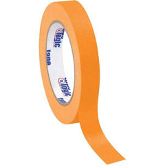 Tape Logic - Pack of (12), 60 Yd Rolls 3/4" Orange Crepe Paper Masking Tape - Exact Industrial Supply