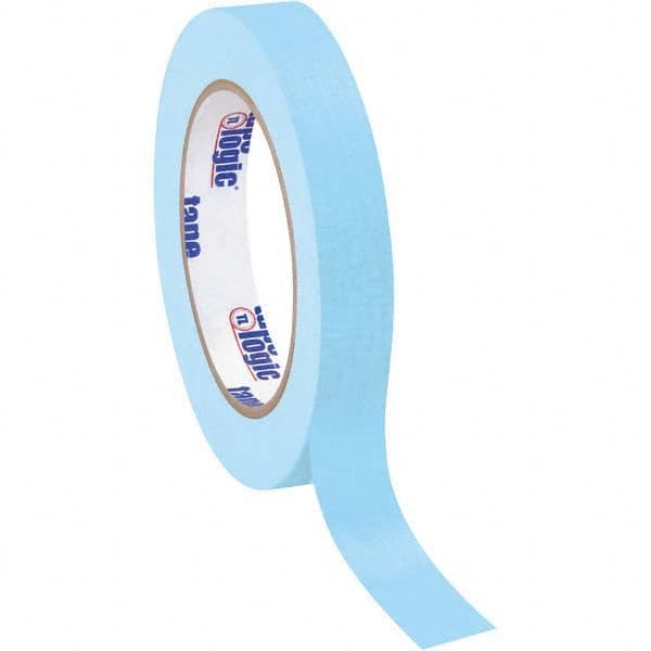 Tape Logic - Pack of (12), 60 Yd Rolls 3/4" Light Blue Crepe Paper Masking Tape - Exact Industrial Supply