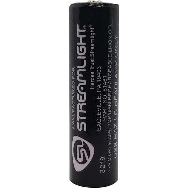 Streamlight - Size 18650, Lithium, 1 Pack Specialty Rechargeable Battery - Exact Industrial Supply