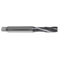 M10x1.5 4HX 3-Flute Cobalt Semi-Bottoming 15 degree Spiral Flute Tap-TiCN - Exact Industrial Supply