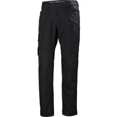 Helly Hansen - Black Cotton Polyester Elastane General Purpose Pants - Exact Industrial Supply