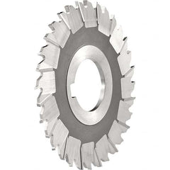 Side Chip Saw: 6″ Blade Dia, 1/4″ Blade Thickness, 1″ Arbor Hole Dia, 40 Teeth, High Speed Steel Uncoated, Staggered Tooth