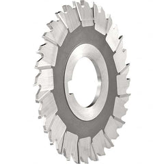 Side Chip Saw: 6″ Blade Dia, 3/16″ Blade Thickness, 1-1/4″ Arbor Hole Dia, 42 Teeth, Cobalt TiN Finish, Straight Tooth