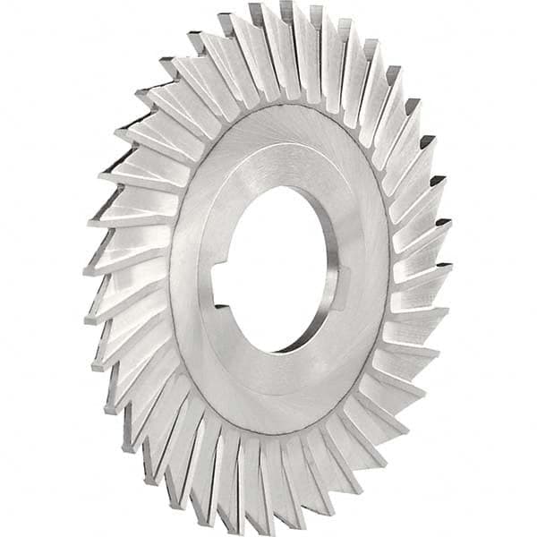 Side Chip Saw: 4″ Blade Dia, 7/64″ Blade Thickness, 1″ Arbor Hole Dia, 36 Teeth, High Speed Steel Uncoated, Straight Tooth