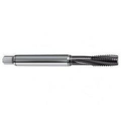 M10x1.5 4HX 3-Flute Cobalt Semi-Bottoming 10 degree Spiral Flute Tap-TiAlN - Exact Industrial Supply