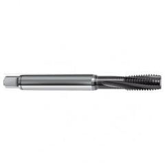 M6x0.50 4HX 3-Flute Cobalt Semi-Bottoming 10 degree Spiral Flute Tap-TiAlN - Exact Industrial Supply