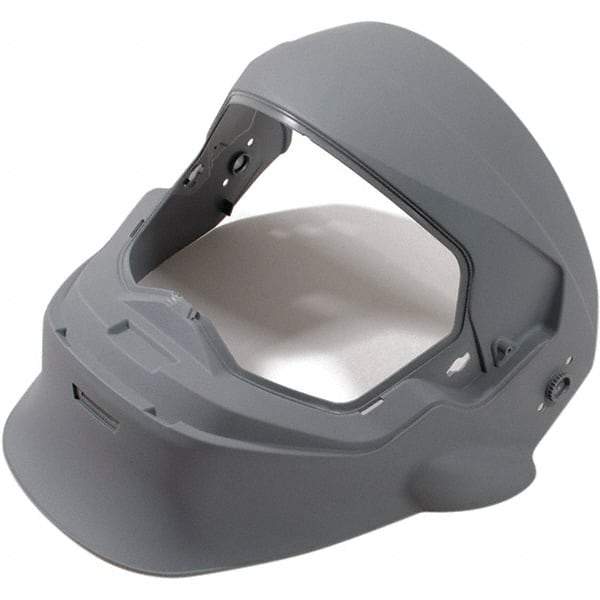 RPB - One Size Fits All, PAPR Compatible Face Shield with None - Super Tough Flame Retardant Nylon, Gray, Compatible with RPB Z4 - Exact Industrial Supply