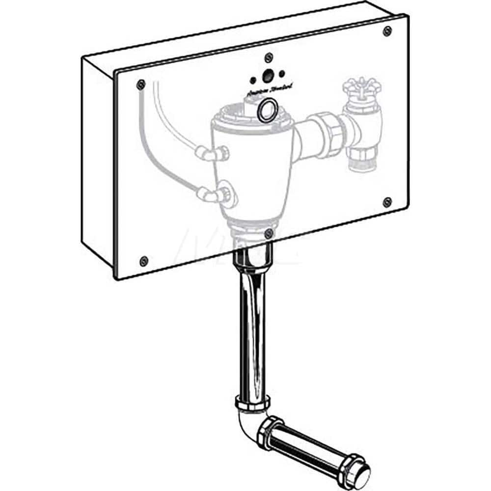 Automatic Flush Valves; Type: Concealed Urinal Flush Valve with Wall Box; Style: Single Flush; For Use With: Urinals; Gallons Per Flush: 1.0; Pipe Size: 3/4; Spud Coupling Size: 3/4; Cover Material: Metal; Inlet Size: 3/4; Litres Per Flush: 3.8