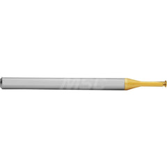 Single Profile Thread Mill: #6-32 & #6-40, 32 to 40 TPI, Internal, 3 Flutes, Solid Carbide 0.1″ Cut Dia, 1/8″ Shank Dia, TiN-T21 Coated
