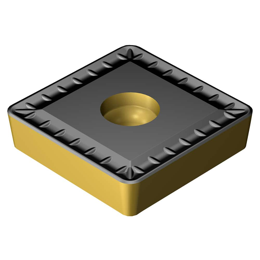 Turning Insert:  SCMT 38 09 32-XL 4425,  Solid Carbide TiCN, Al2O3 & TiN Finish,  Neutral,  0.1250″ Corner Radius,  N/A Series  SCMT-XL