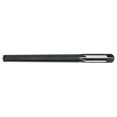 #1 STR / RHC HSS Straight Shank Straight Flute Taper Pin Reamer - Bright - Exact Industrial Supply