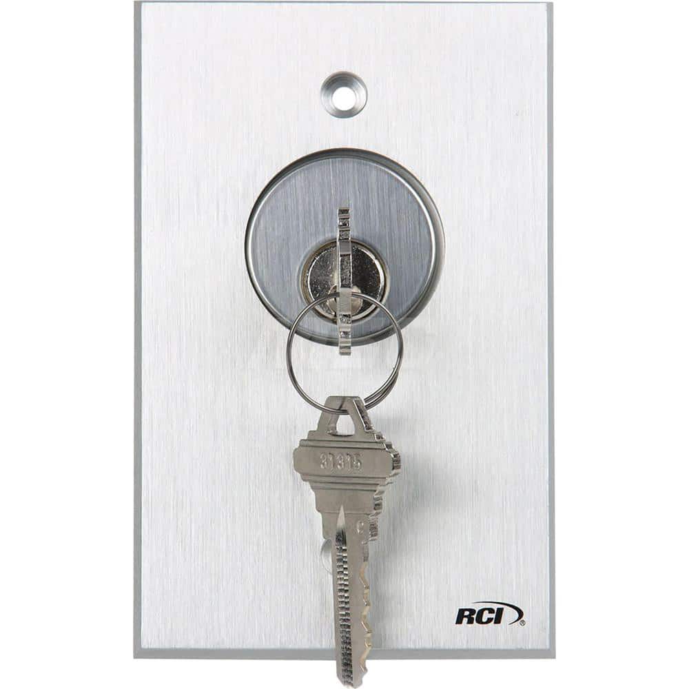 Key Switches; Switch Type: Key Operated Door Switch; Switch Sequence: On-Off; Contact Form: SPDT; DPDT; Actuator Type: Key; Terminal Type: None