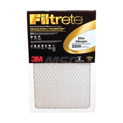 Pleated Air Filter: 20 x 25 x 1″, MERV 13, 96% Efficiency Polypropylene