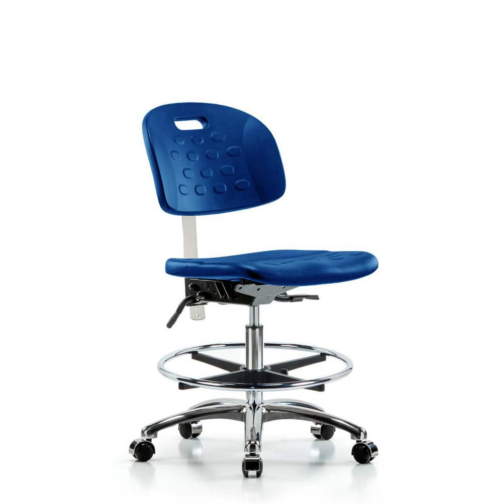 Task Chair: Polyurethane, Blue