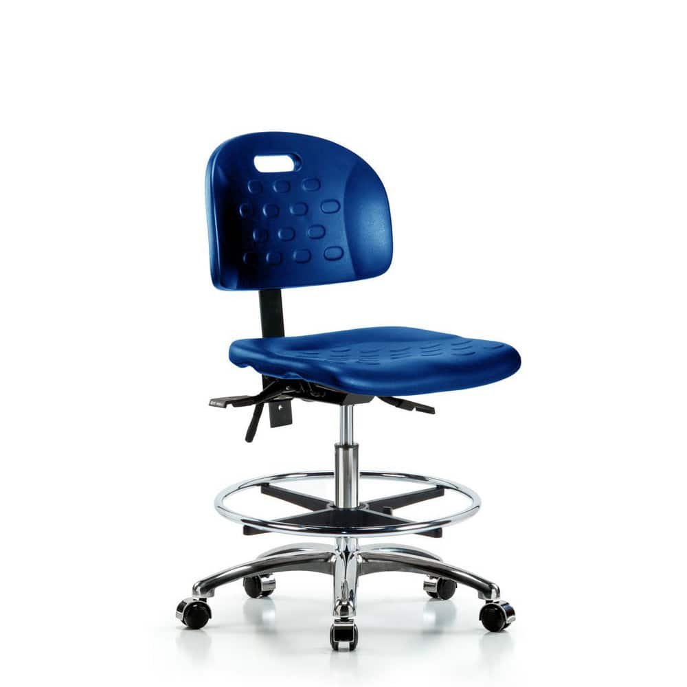 Task Chair: Polyurethane, Blue