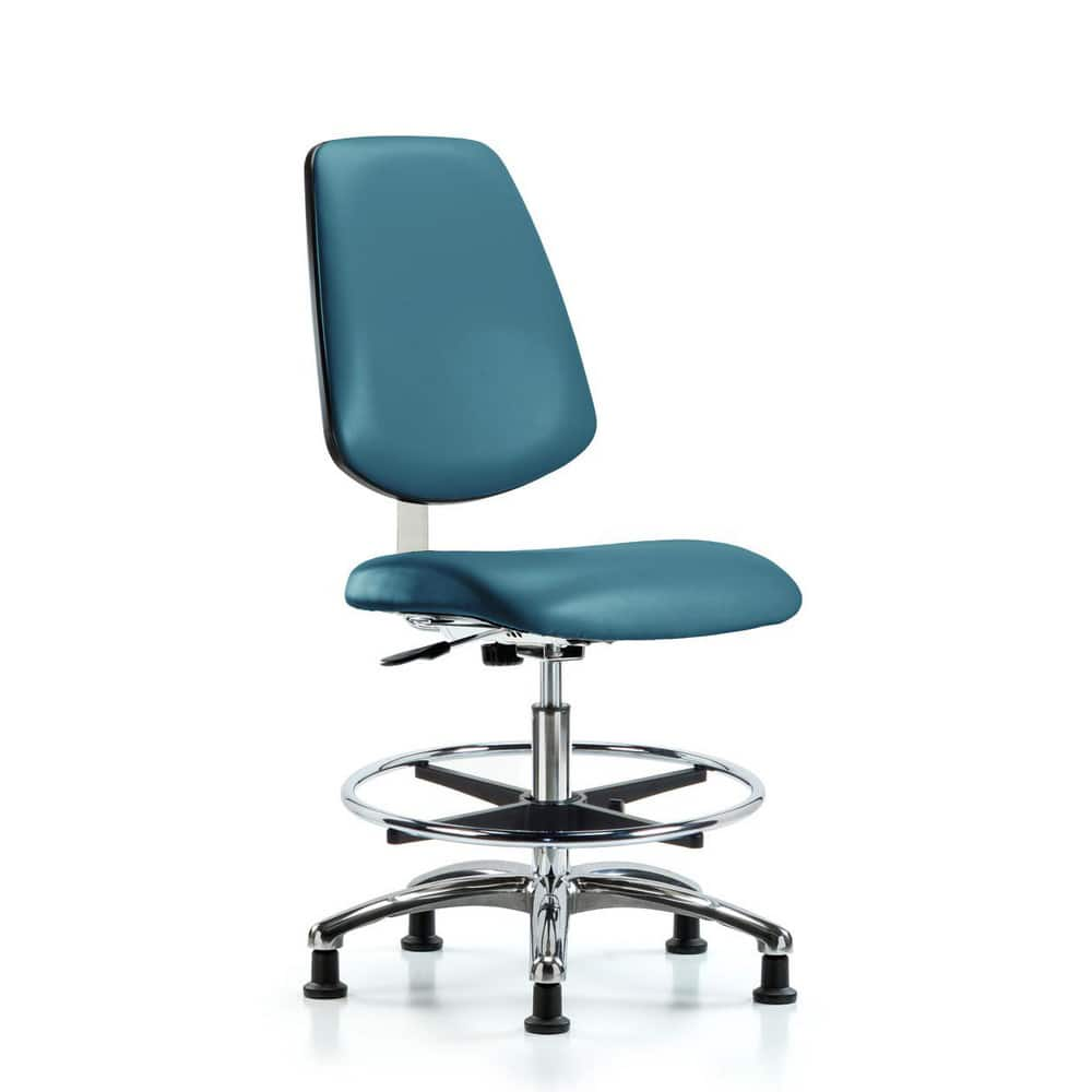 Task Chair: Vinyl, Marine Blue