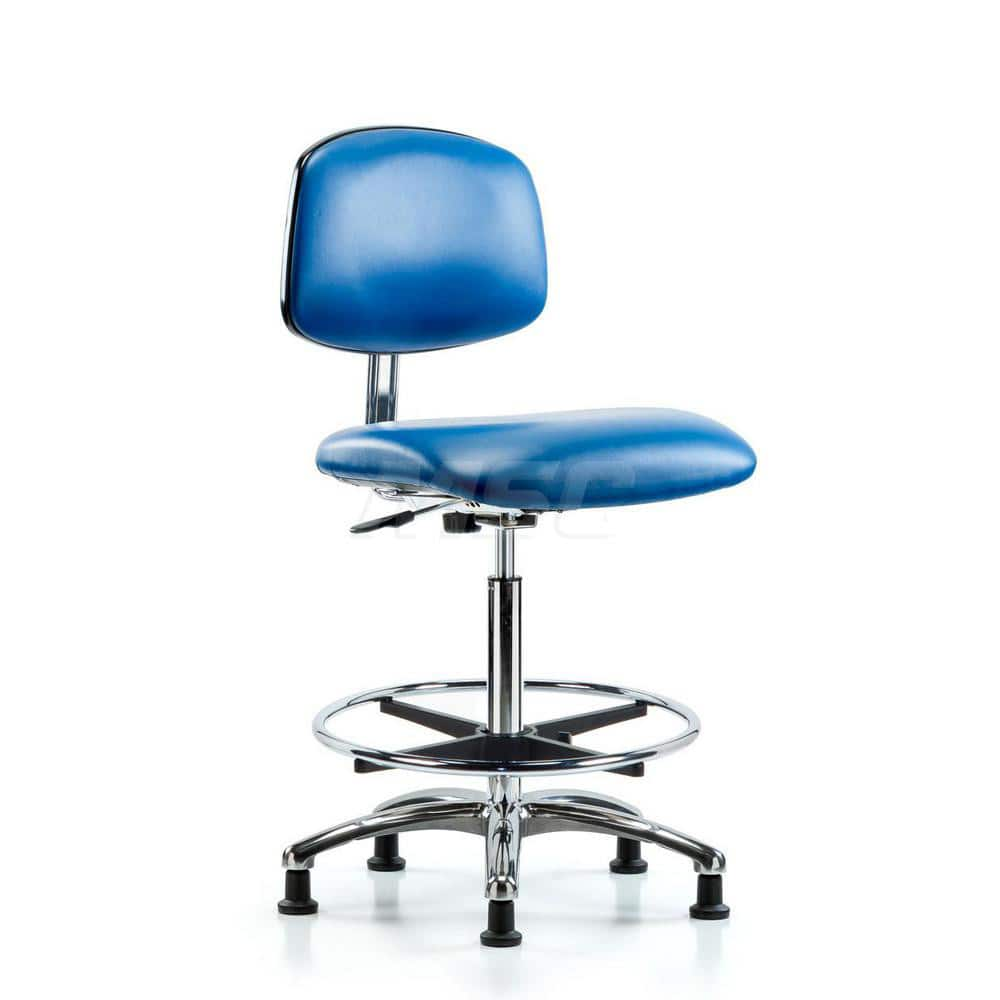 Task Chair: ESD Vinyl, Blue