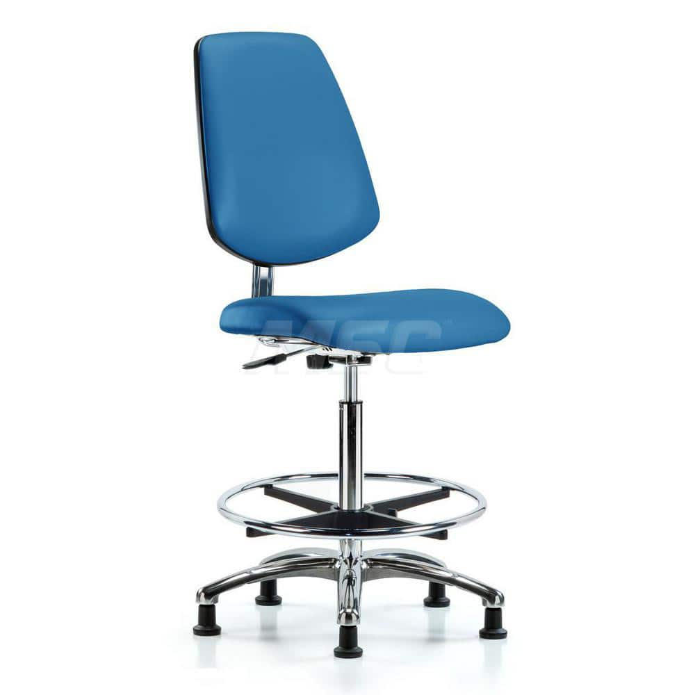 Task Chair: ESD Vinyl, Blue