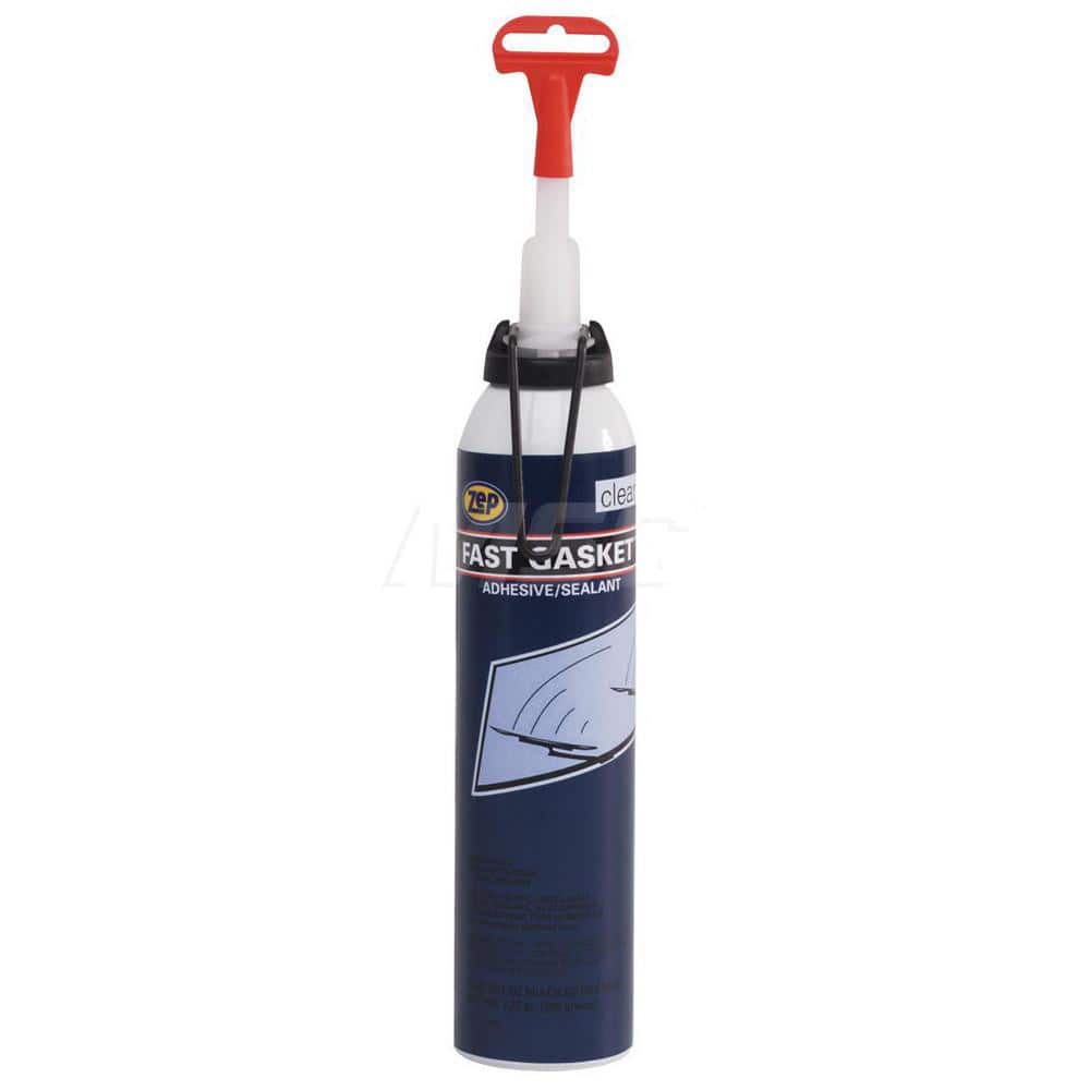 Spray Adhesive: 7.25 oz Tube, Clear Silicone Gasket