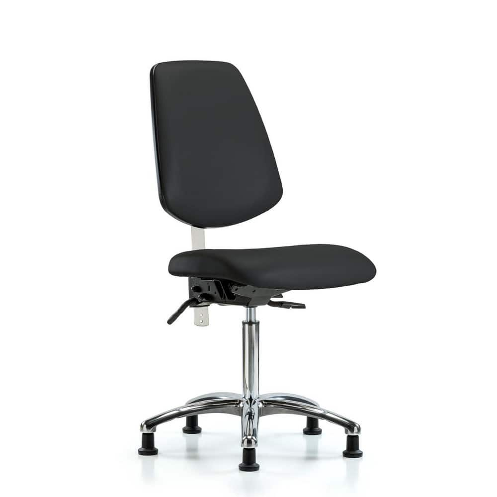 Task Chair: Vinyl, Black