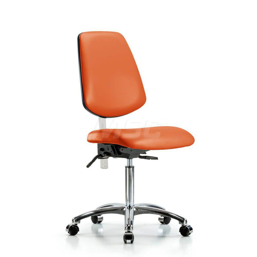 Task Chair: Vinyl, Orange Kist