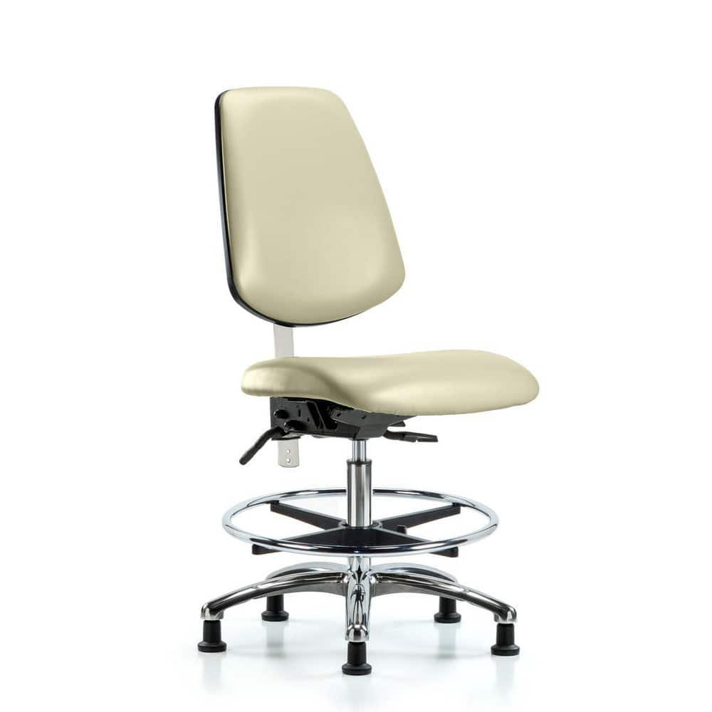 Task Chair: Vinyl, Adobe White