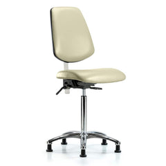 Task Chair: Vinyl, Adobe White