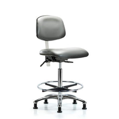 Task Chair: Vinyl, Sterling