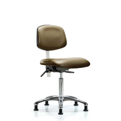 Task Chair: Vinyl, Taupe