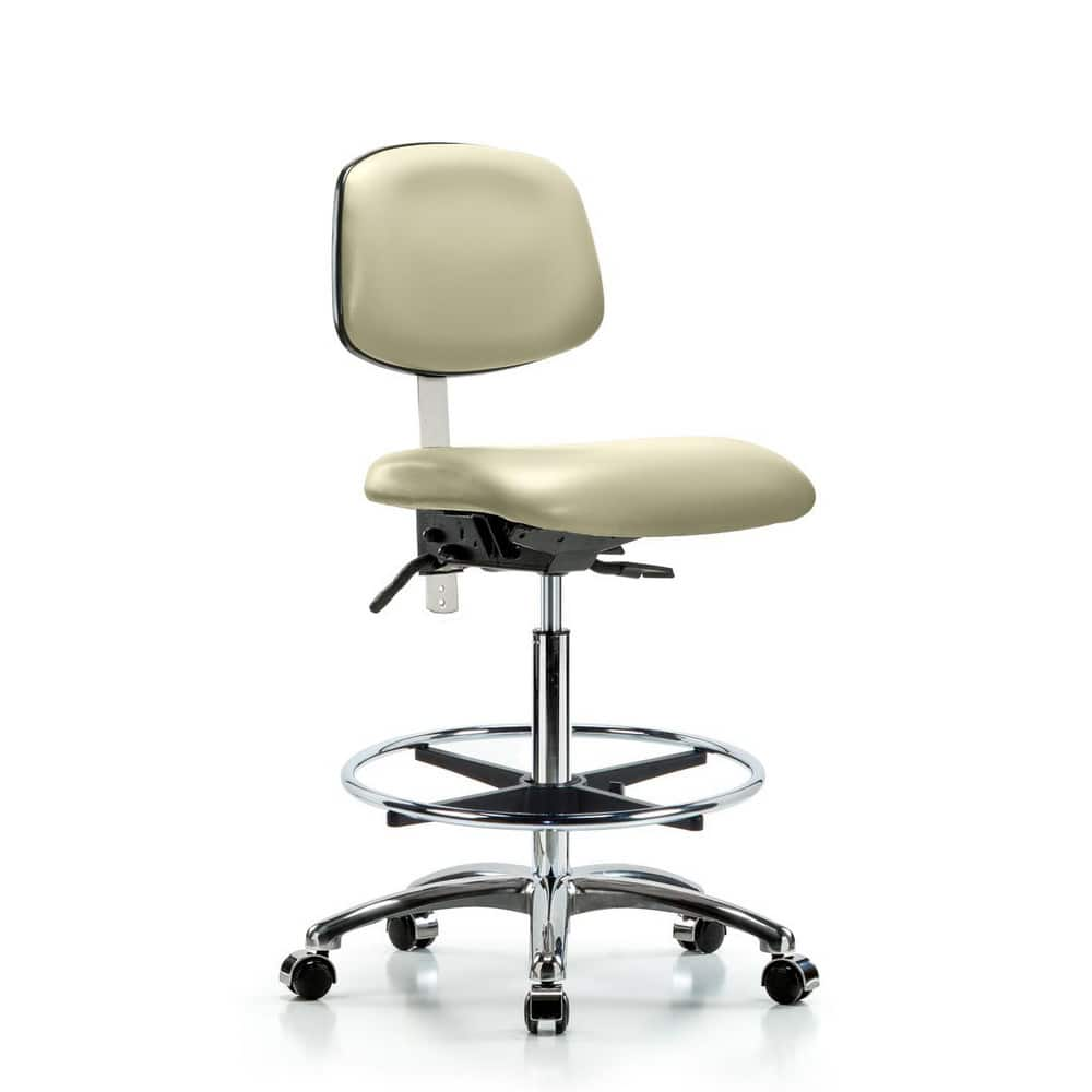 Task Chair: Vinyl, Adobe White