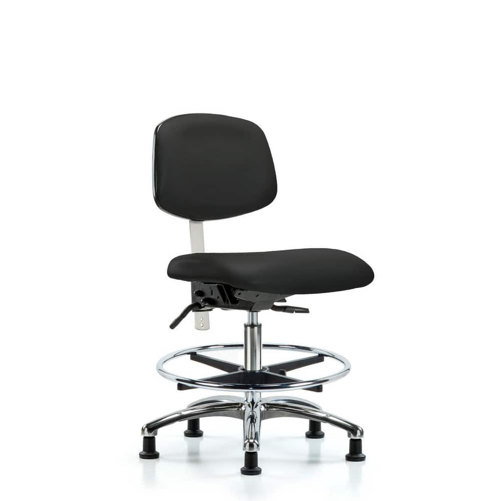 Task Chair: Vinyl, Black