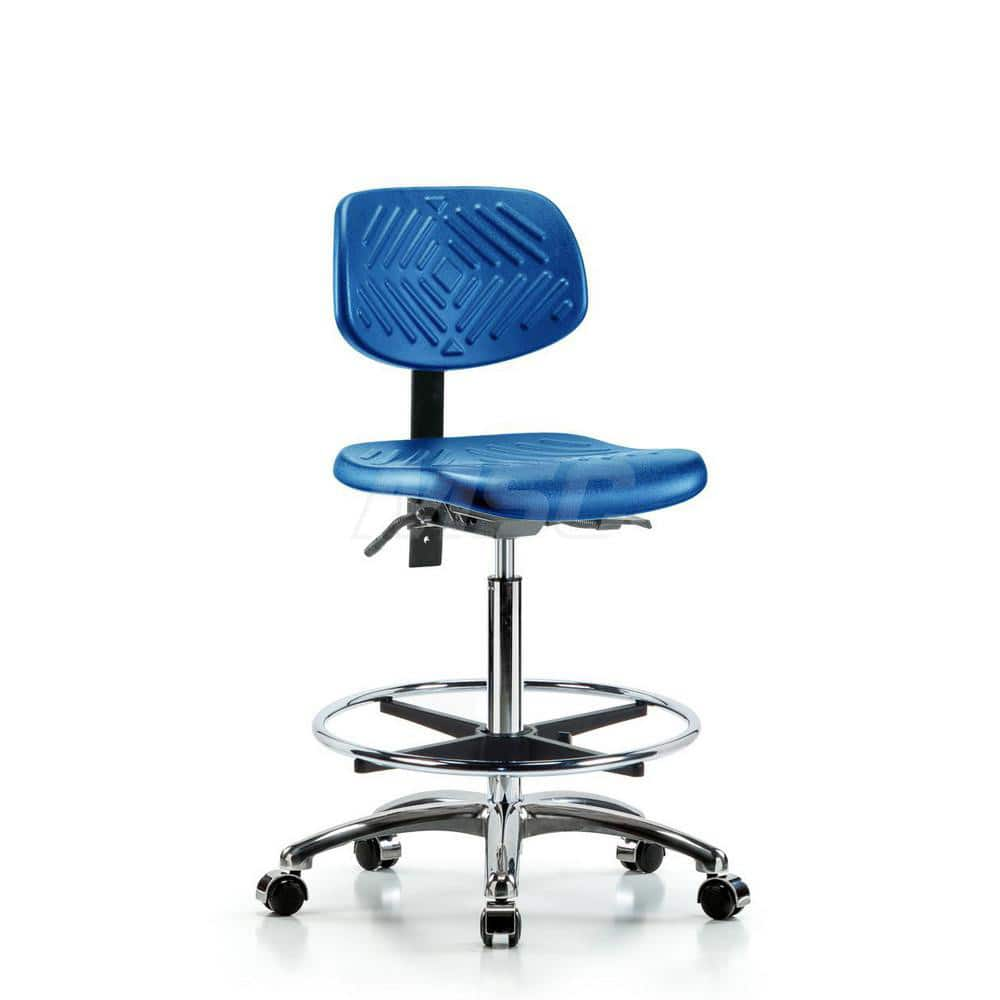 Task Chair: Polyurethane, Blue