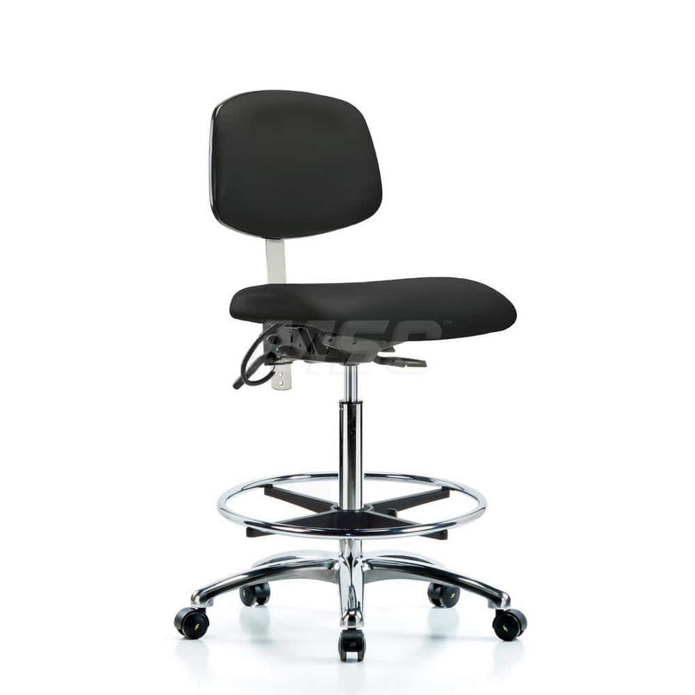 Task Chair: ESD Vinyl, Black