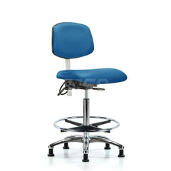 Task Chair: ESD Vinyl, Blue