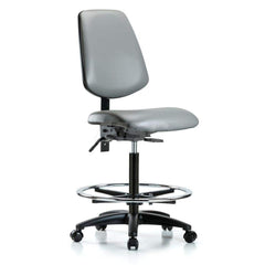 Task Chair: Vinyl, Sterling