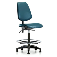 Task Chair: Vinyl, Marine Blue