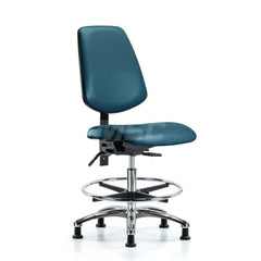 Task Chair: Vinyl, Marine Blue