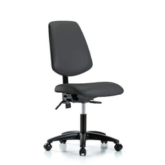 Task Chair: Vinyl, Charcoal